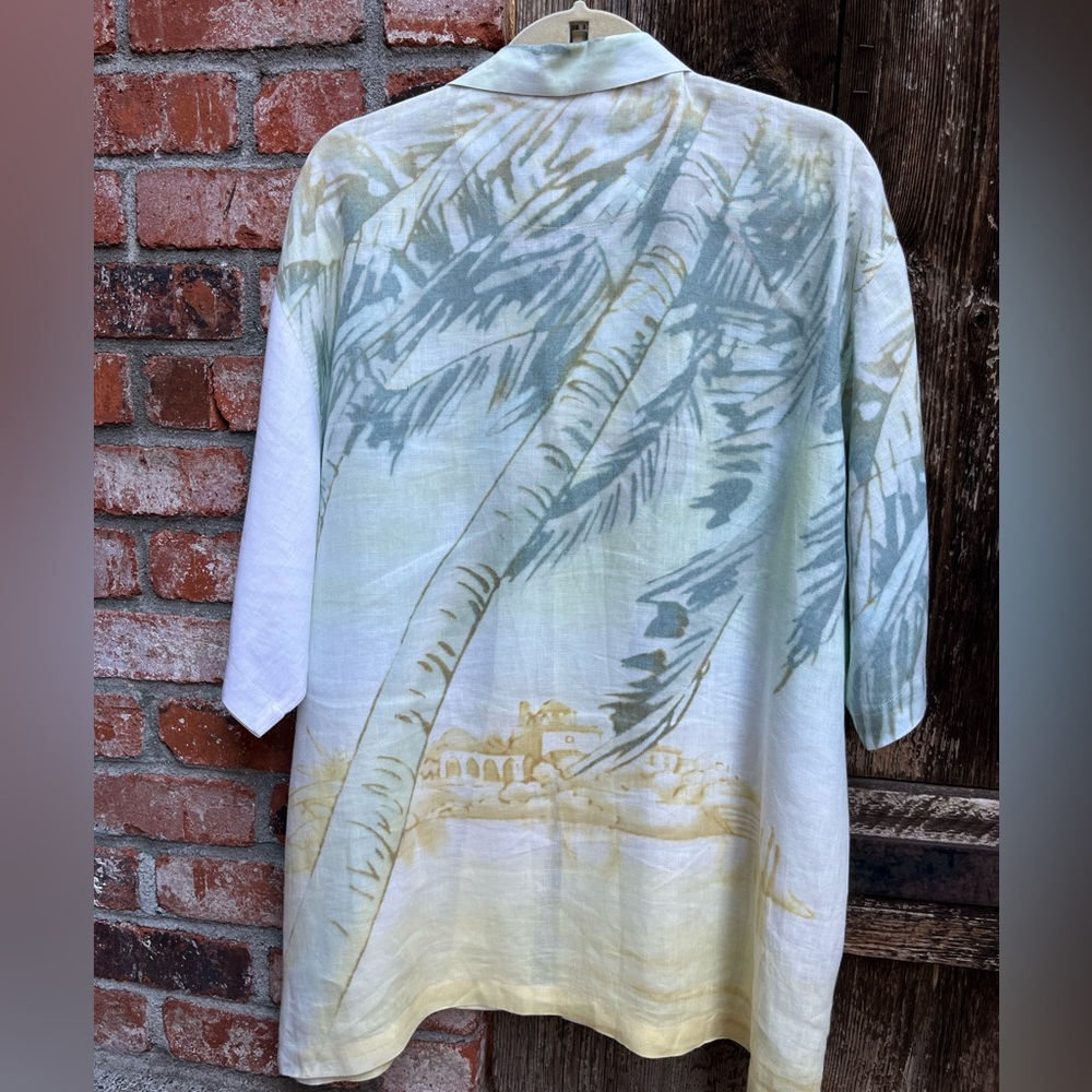 Tommy Bahama Imported Paradise Men's Linen Shirt Sz L